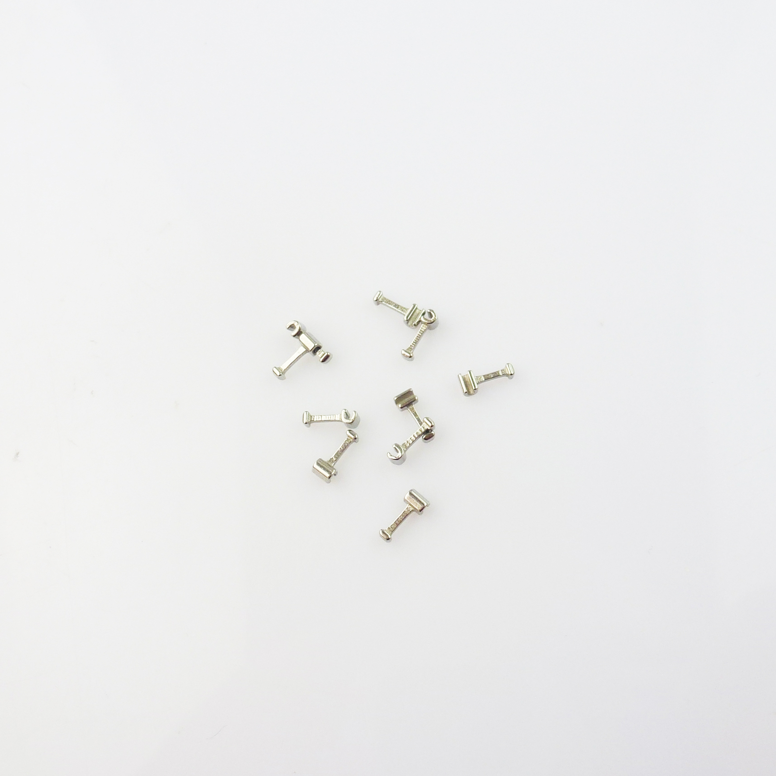 10 Pcs Dental Orthodontic Crimpable Hook Long/Medium/Short/Stop Stainless Steel