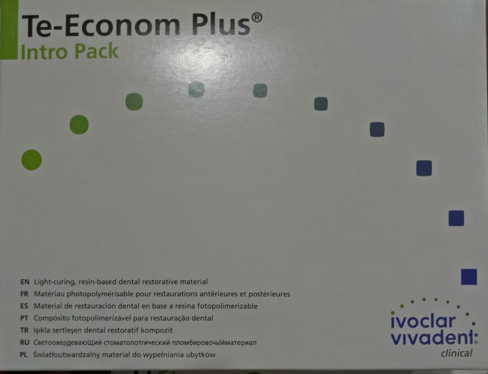Ivoclar Vivadent Te Econom Plus Intro Pack Dental resin composite kit