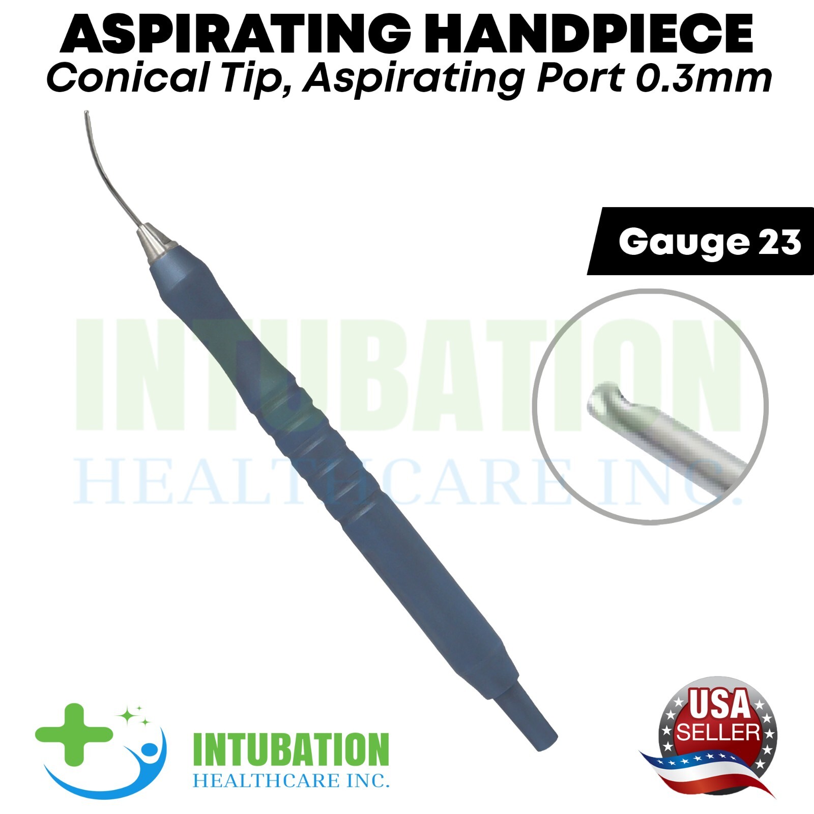 Aspirating Handpiece Conical 0.3mm Aspirator Tip Titanium Ophthalmic Instruments
