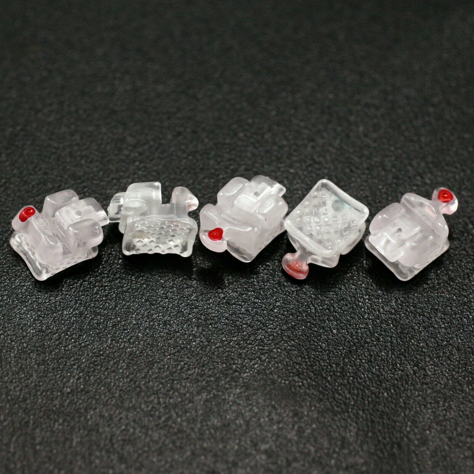 Orthodontic Damon Clear Self Ligating Brackets Ceramic Braces Roth MBT 022 345H