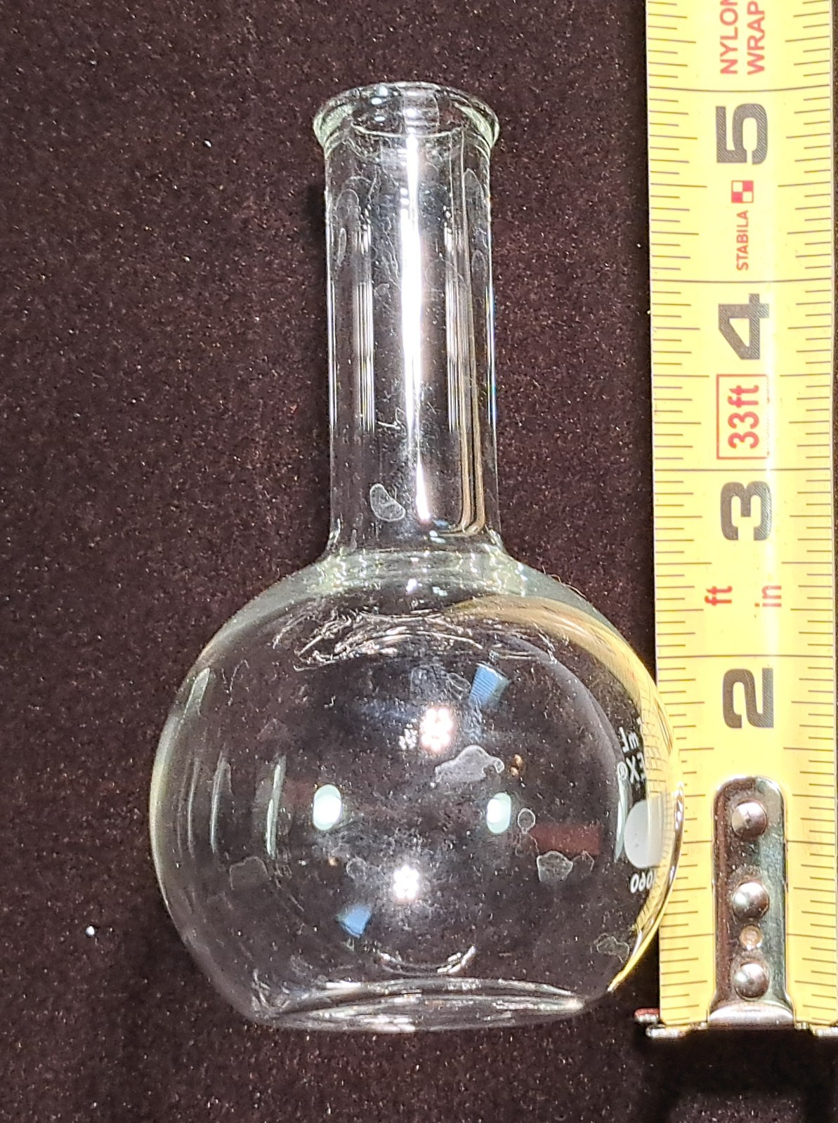 Corning Pyrex 125 mL Florence Boiling Flask (Model No. 4060)