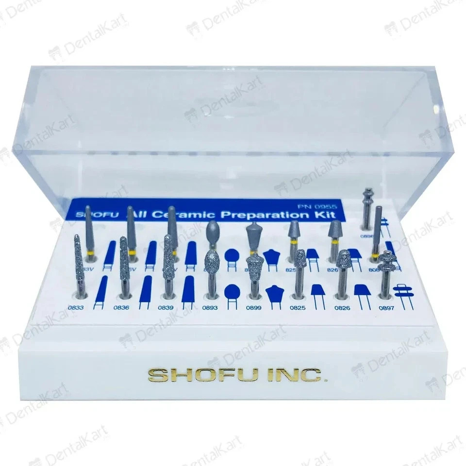 Shofu All Ceramic Preparation Kit same as picture expactdite shipping