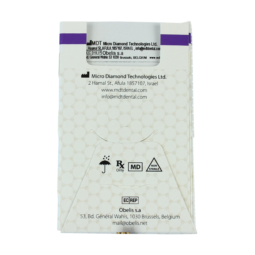 Dental Round End Cylinder Z141 FG ZirconIT ZRT Diamond Burs Stainless Steel