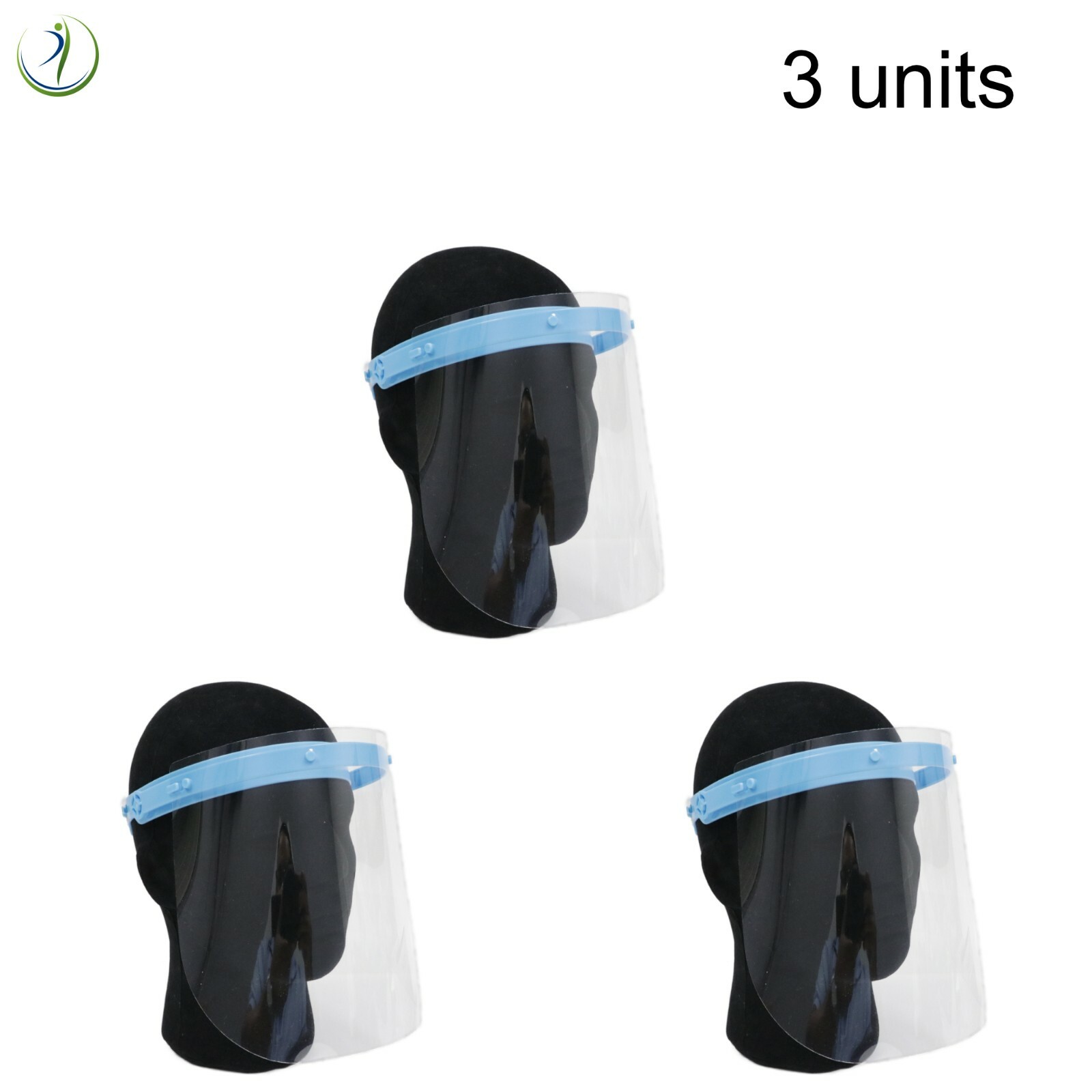 Safety Full Face Shield Clear Flip-Up Visor 1 Frame 8 SHIELDS Mask Cover Medical