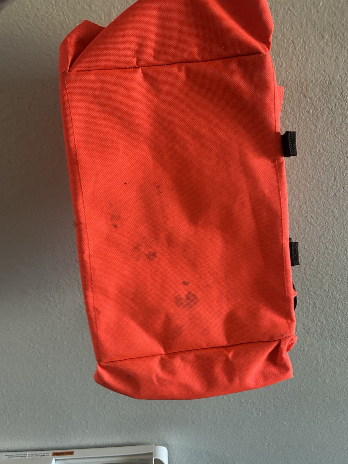 Masco EMS Trauma Bag Orange Medical Star Symbol Multiple Compartments