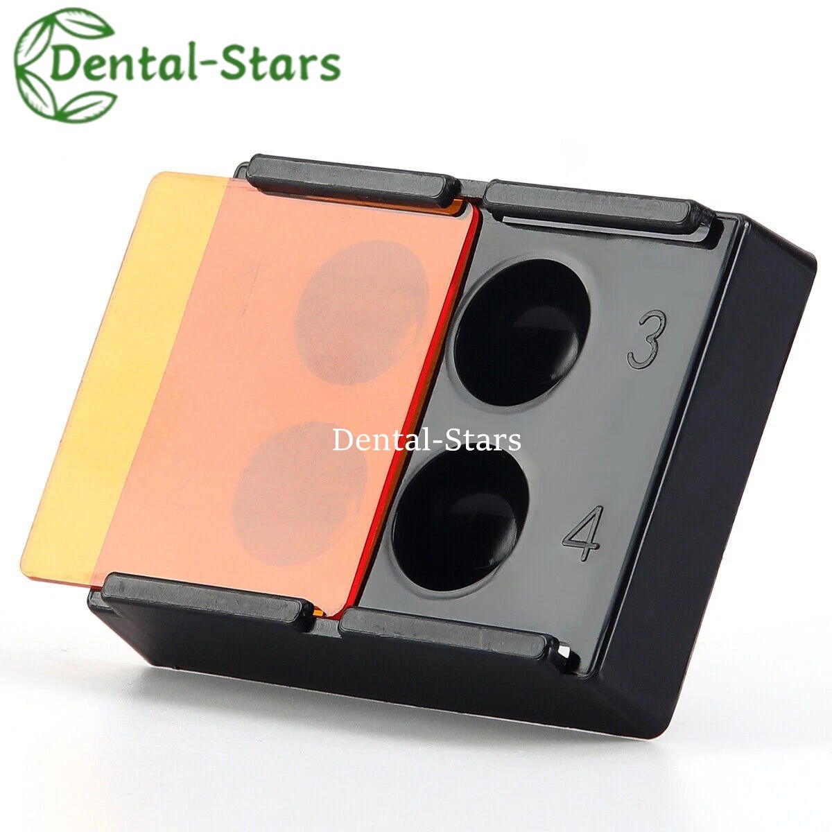 5/20Pcs Dental Resin Shade Light Box Mixing Wells Protector Veneer Storage Case