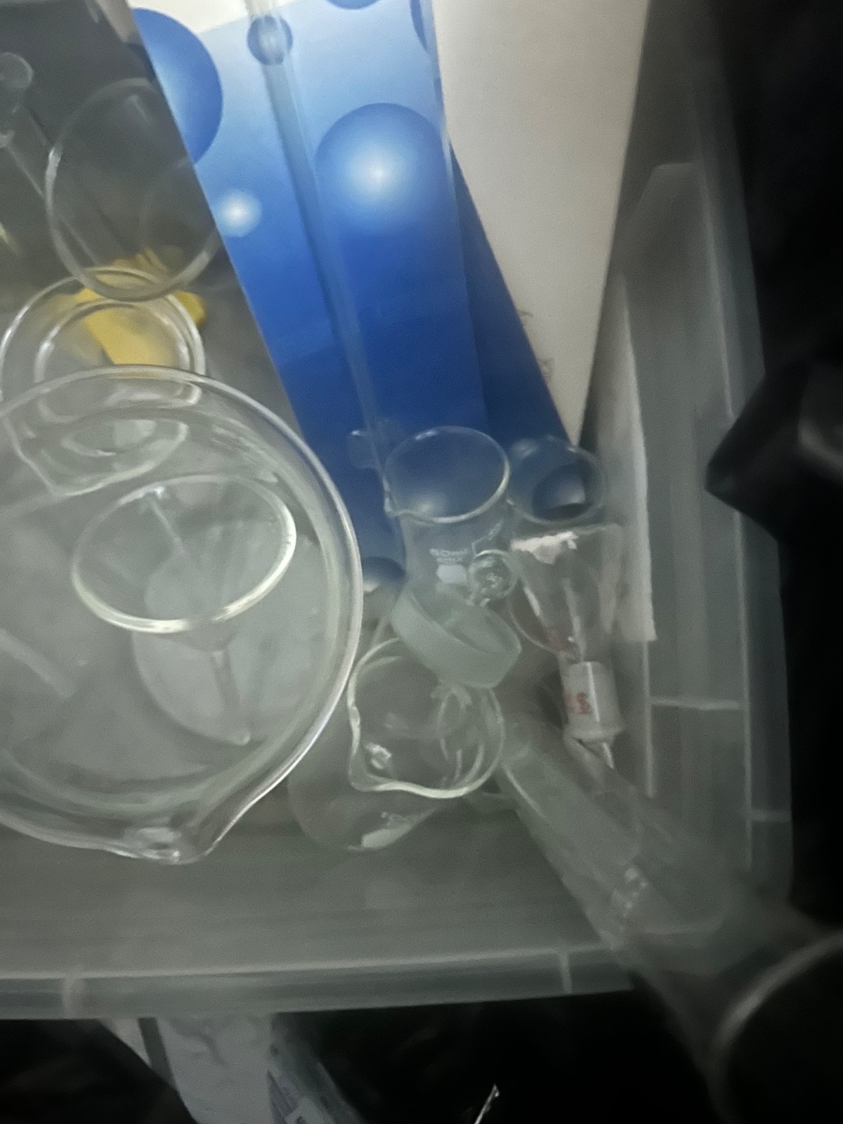 Lot of Lab Glass Funnels Scientific Instruments in 3 Mixed Sizes