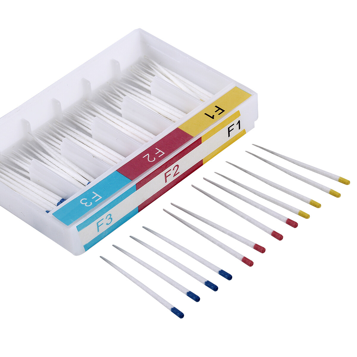 5-100Pack Dental Absorbent Paper Points F1 F2 F3 Root Canal Endodontic