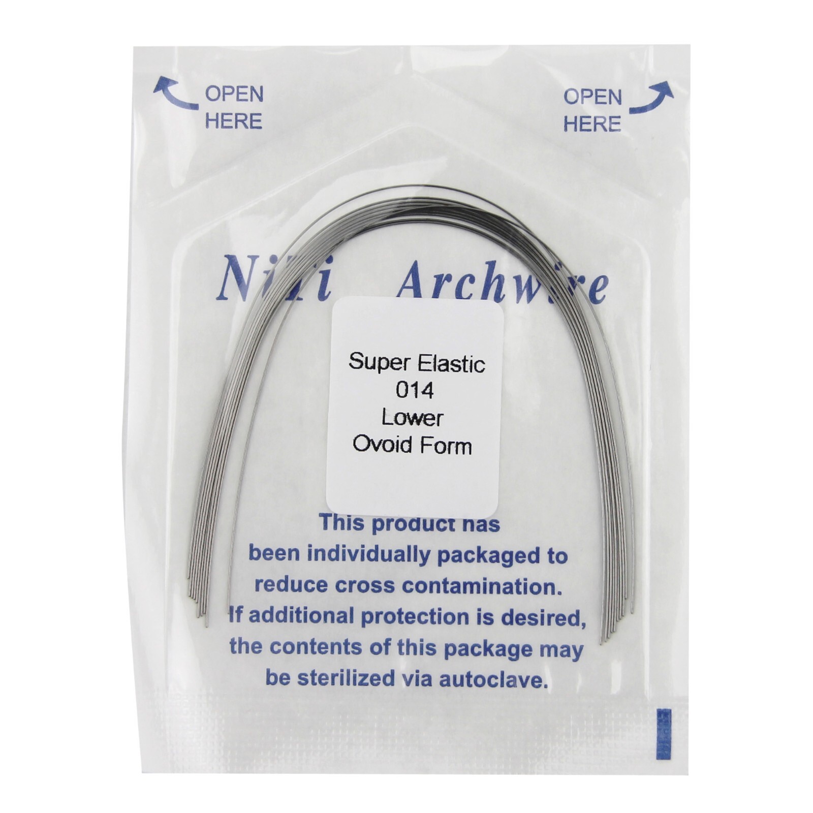 100pcs Dental Orthodontic Arch Wires Niti Rectangular Round Arcos de Ortodoncia