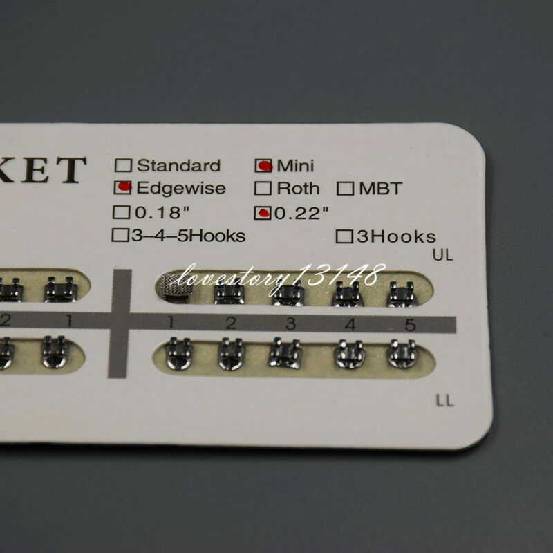 10/20/50 Packs Metal Separable Dental Orthodontic Mini 018/022 Bracket Hook