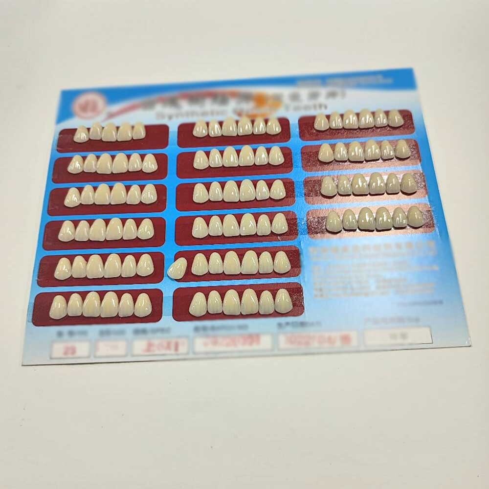 96PCS/Card Dental Tooth Veneer Anterior Resin Thin Teeth Veneers Porcelain 23#A2