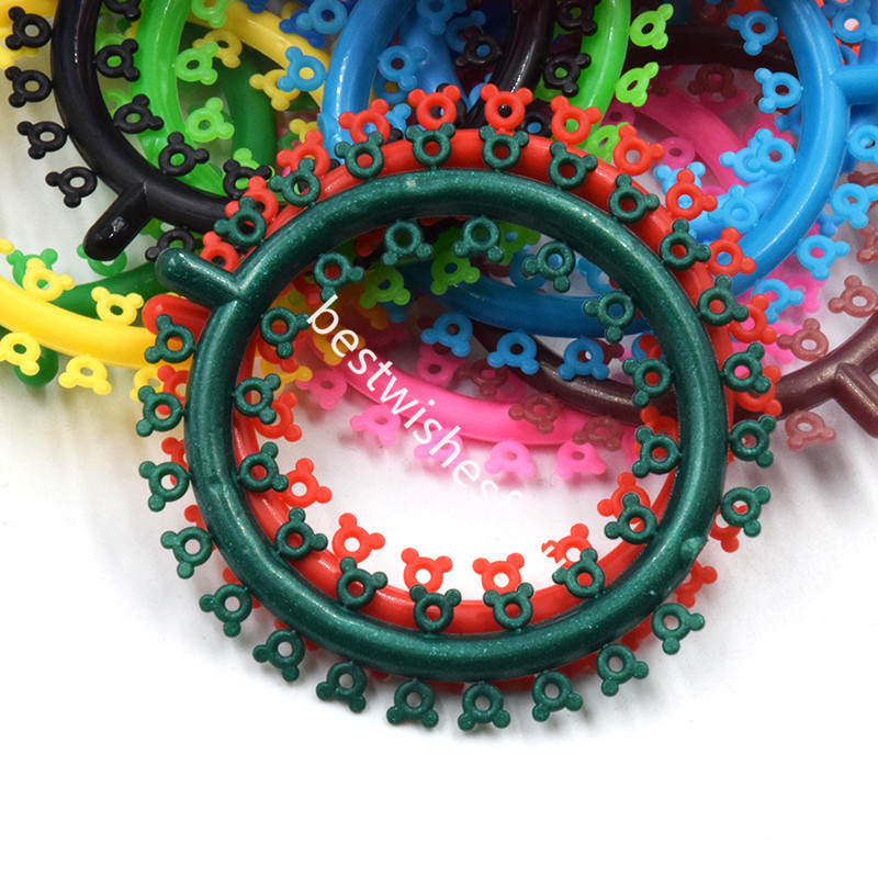 1000 Pcs Dental Orthodontic Elastic Rubber Multi-Colored Cartoon Ligature Tie