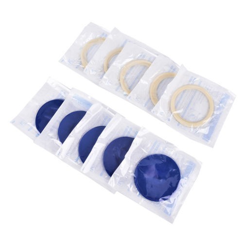 1-100 Disposable Sterile Rubber Dam Dental Cheek Lip Retractor Opener Latex Free