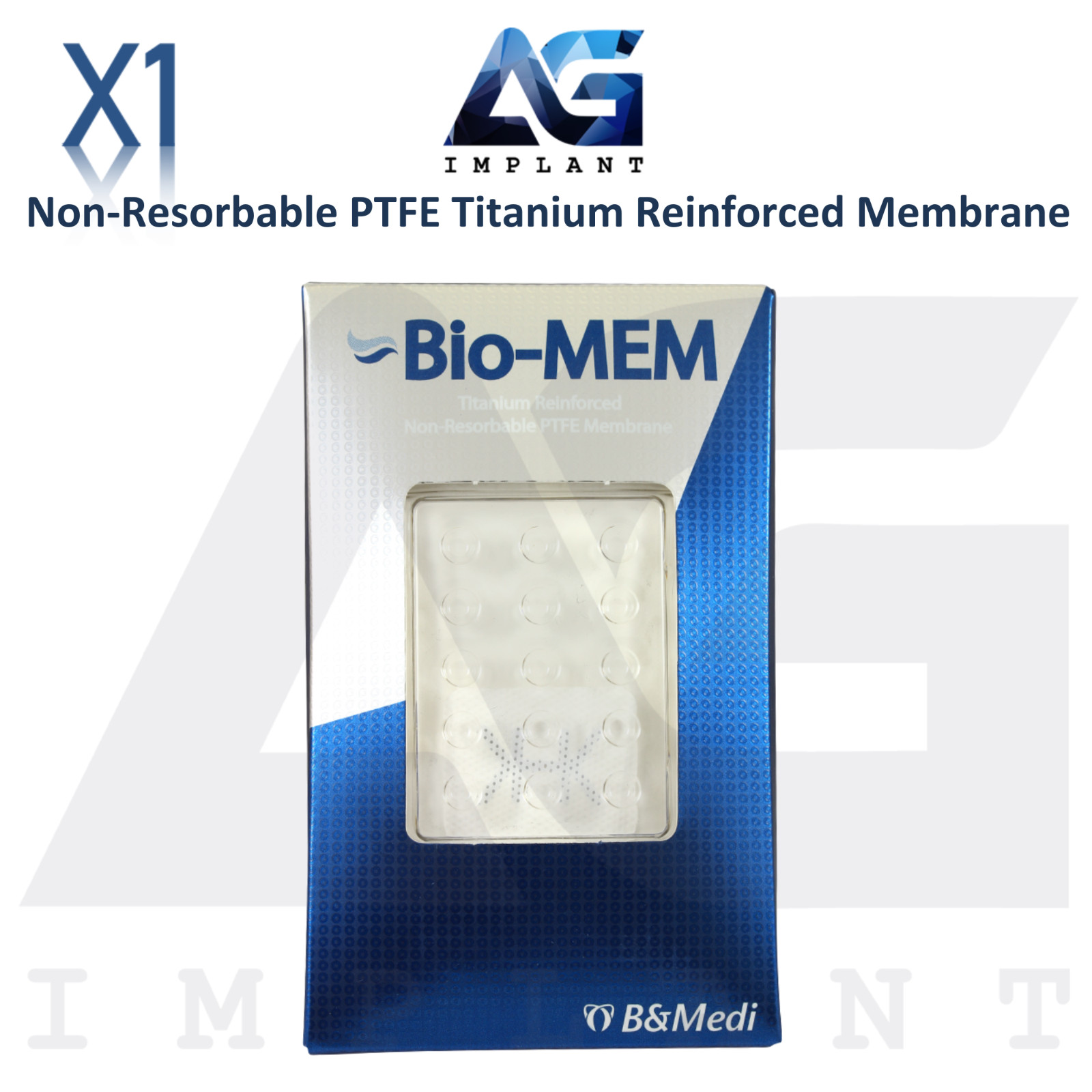 Dental Non-Resorbable PTFE Titanium Reinforced Membrane Sterile Stimulate Repair