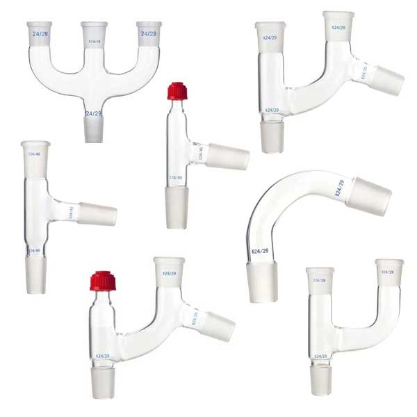 Glass Distillation Distilling Head Standard Joint Connector Chemistry Labware