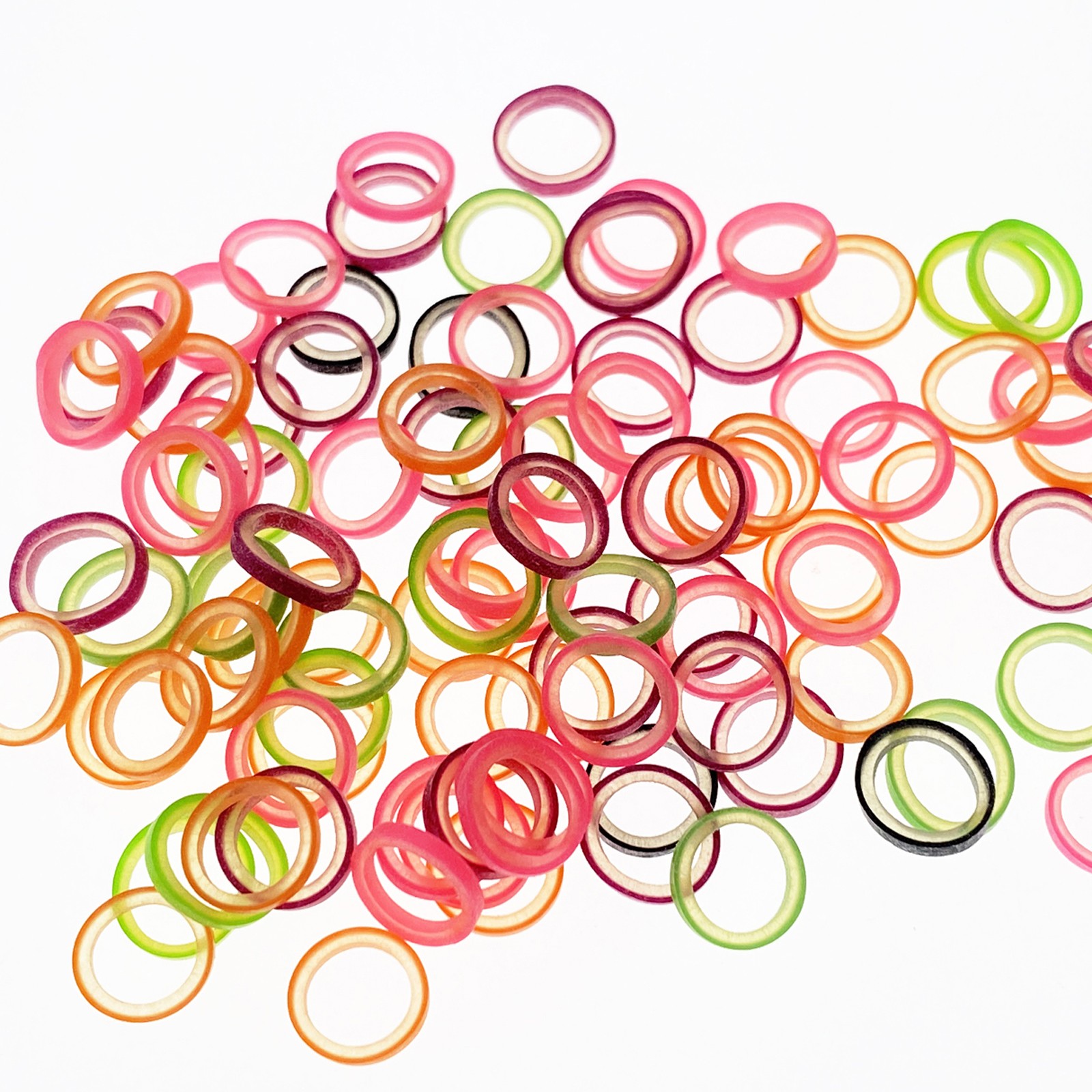 Assorted Colors Latex Elastic Rubber Bands for Orthodontic Dental Braces Teeth