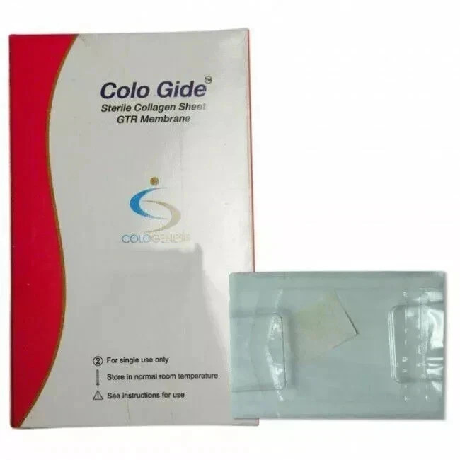 10 x Cologenesis Colo Gide GTR Membrane Pack 10 x 15 mm long expiry free ship
