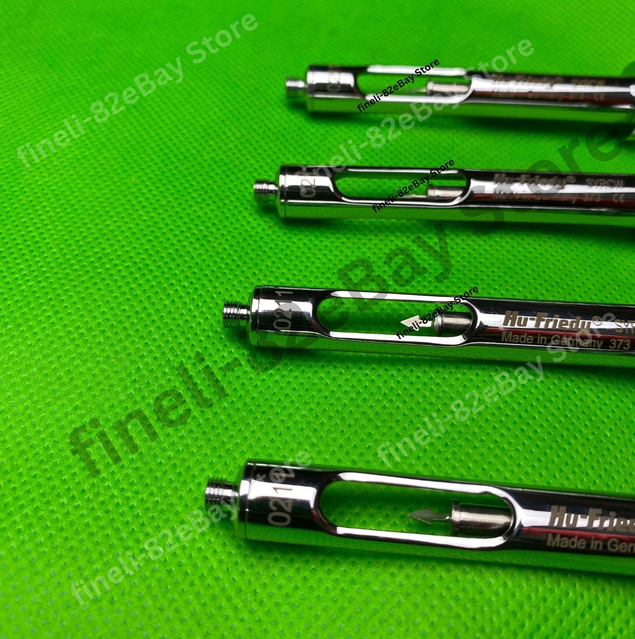 Lot of 4x Hu-Friedy CW Style Dental Anesthetic Aspirating 1.8ml Syringe SYRCW