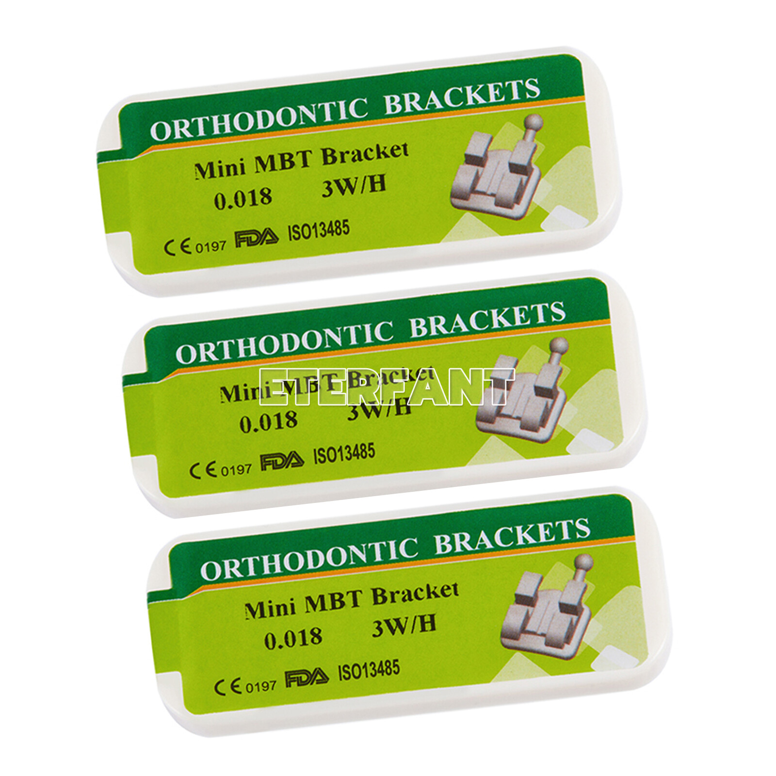 ETERFANT Dental Ortho 1040PCs Ligature Ties Elastic Rubber Bands/Bracket Braces