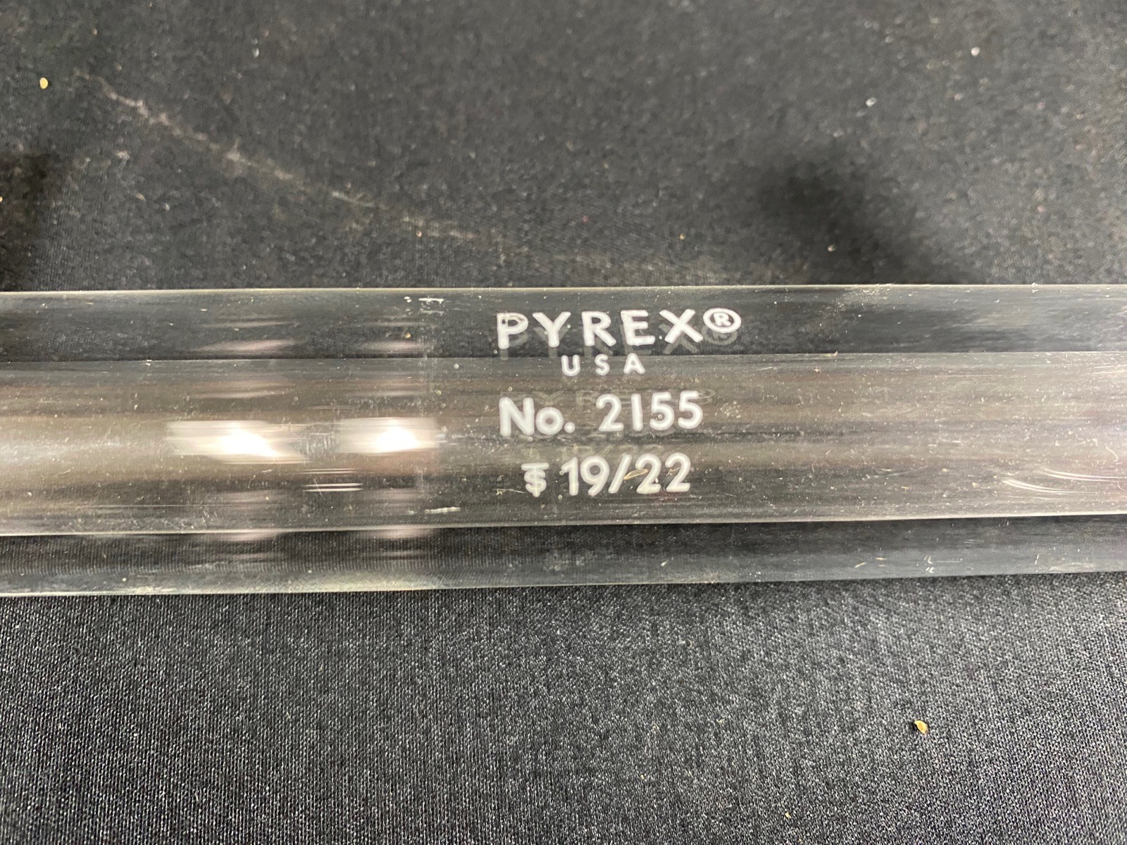 PYREX Glass 19/22 190mm Jacket Distilling West Condenser Drip Tip 2155-19