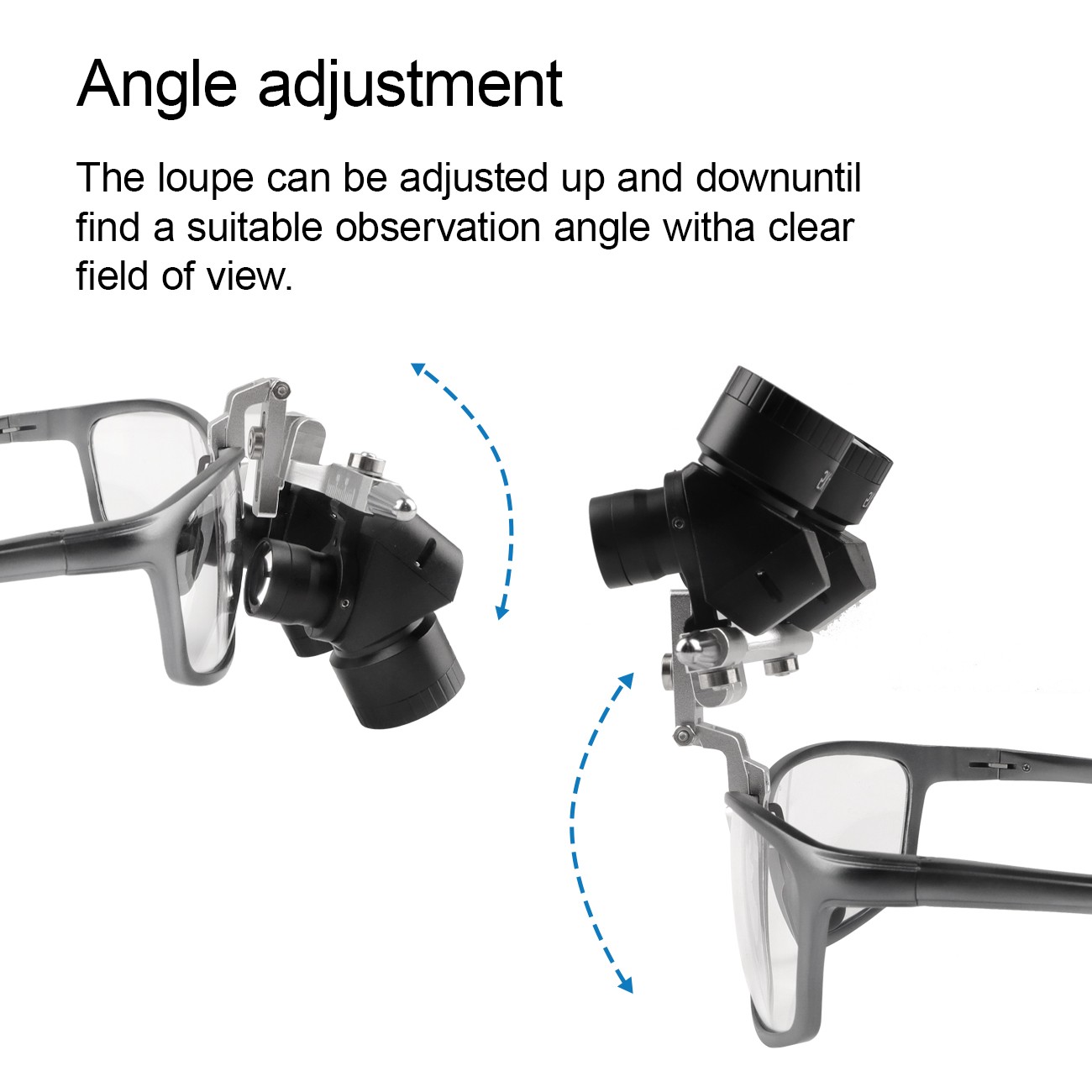 5X Dental Surgical Ergo Loupes Adjustable Working Distance Magnifying Glass US