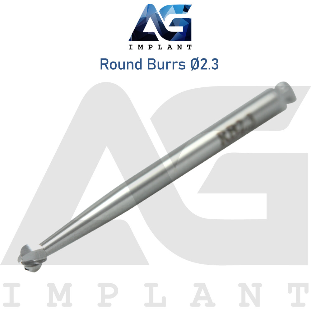 3 Round Burs External Irrigation Sur gical Drills Instrument Dental