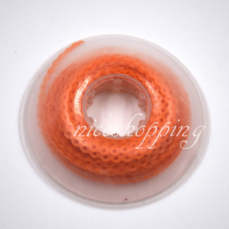 1Roll Dental Orthodontic Elastic Ultra Power Chain Rubber Band Long/Short/Closed