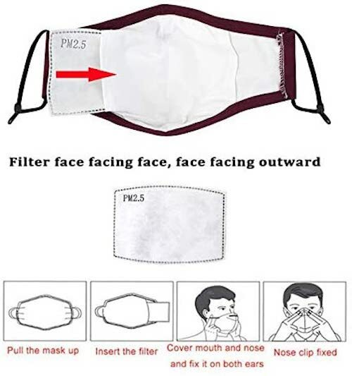 Respirator Mask Protective 5 Face Masks SAME DAY SHIPPING FROM USA 5-Pack NEW
