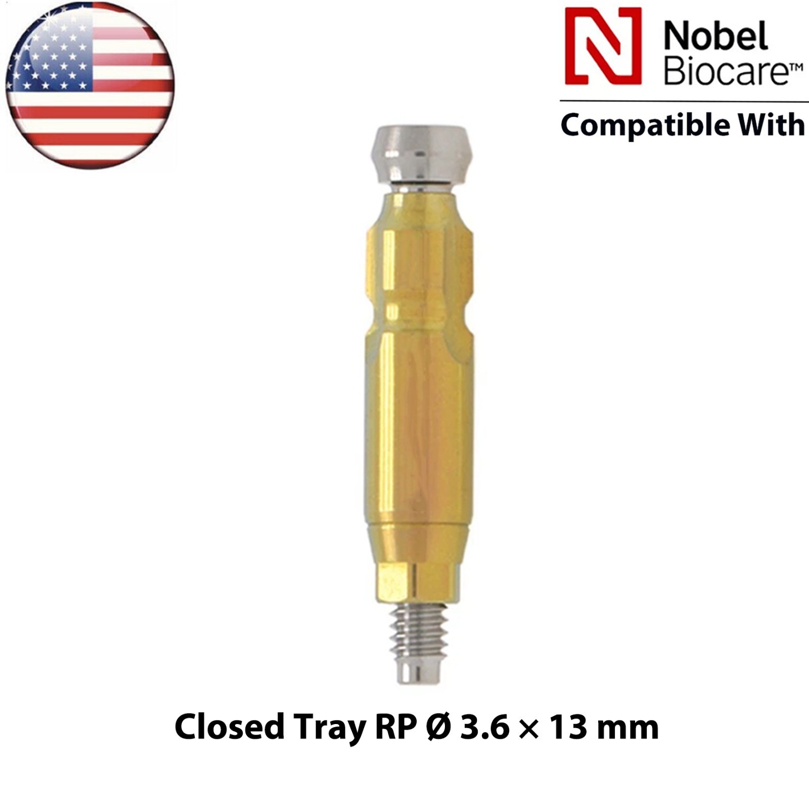 Dental fits Nobel Active NP/RP Impression Transfer Coping Open Close Tray Analog
