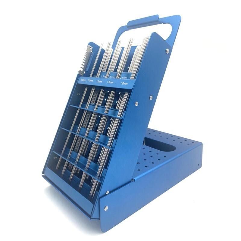 100PCS Kirschner Wires Case Animal Orthopedic Instrument Box Sterilization Tray