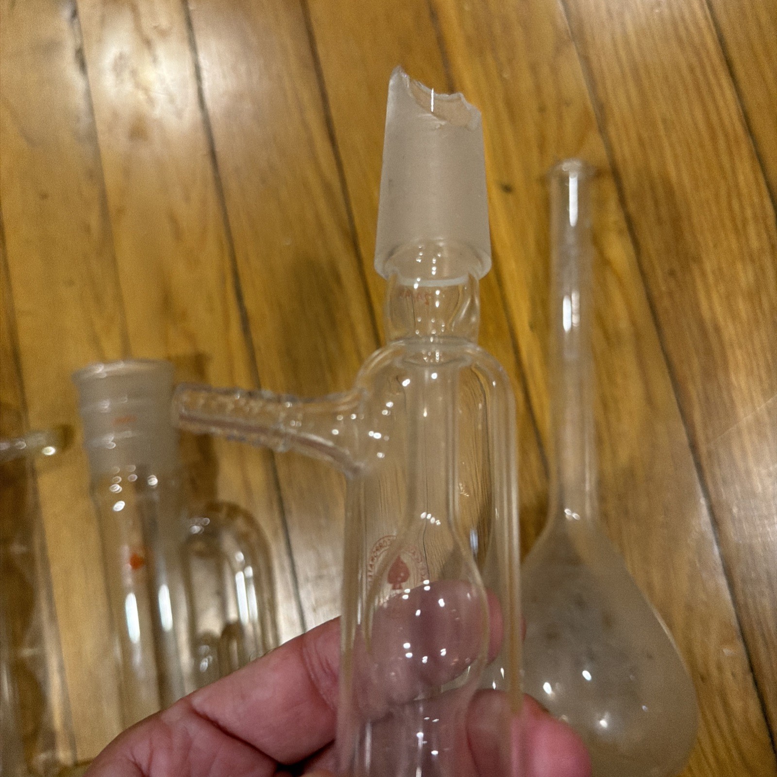 Ace Glass Distillation Extractor Glass Condenser Set 34/45 Laboratory Used