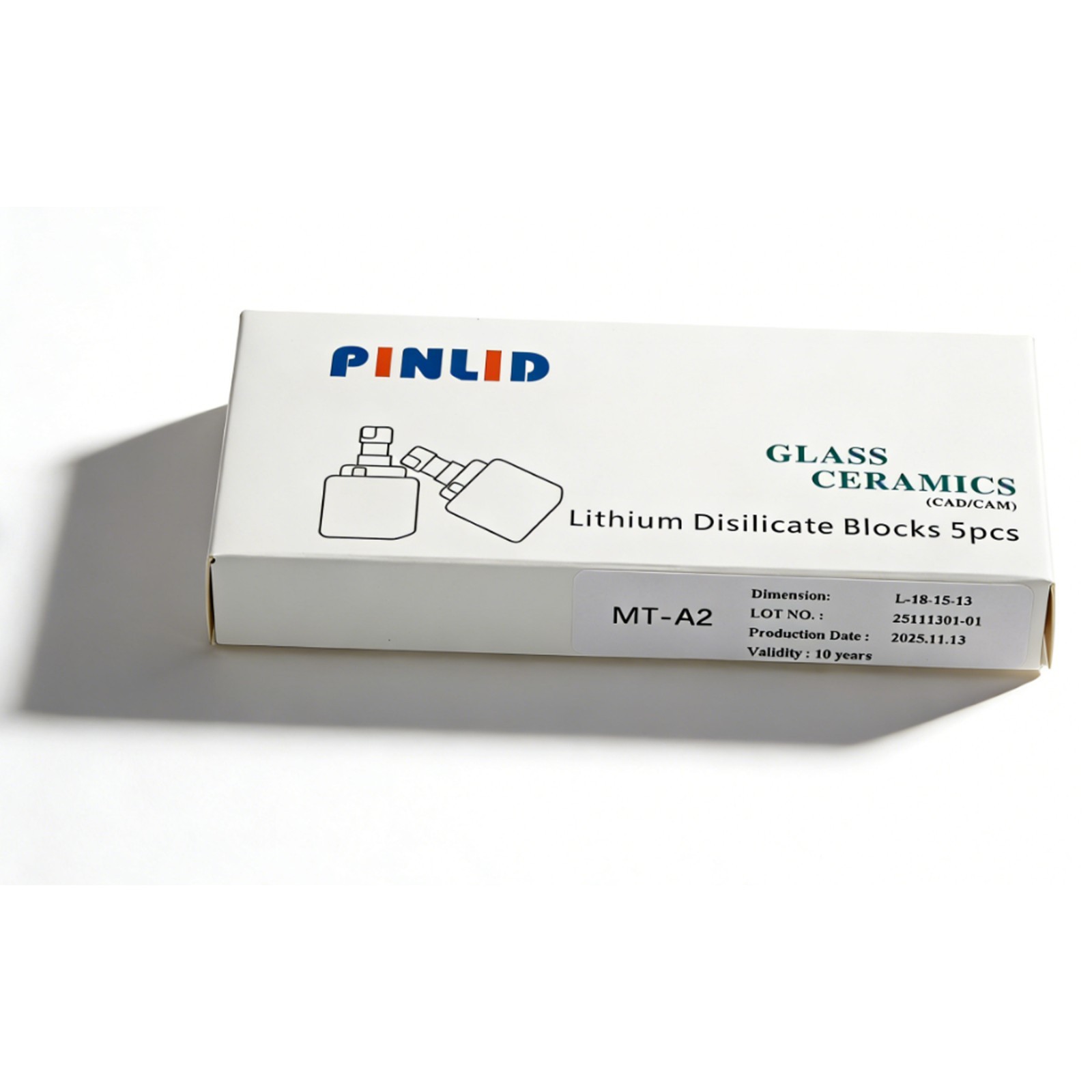 US Dental C14 MT Lithium Disilicate Glass-Ceramic CAD/CAM Blocks for CEREC/inLab