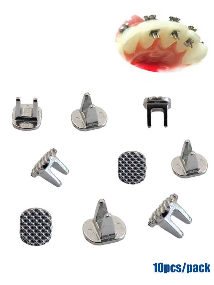 Dental Ortho Bite Turbos Openner Tongue Tamers Monoblock Bondable Hinge 10 Packs