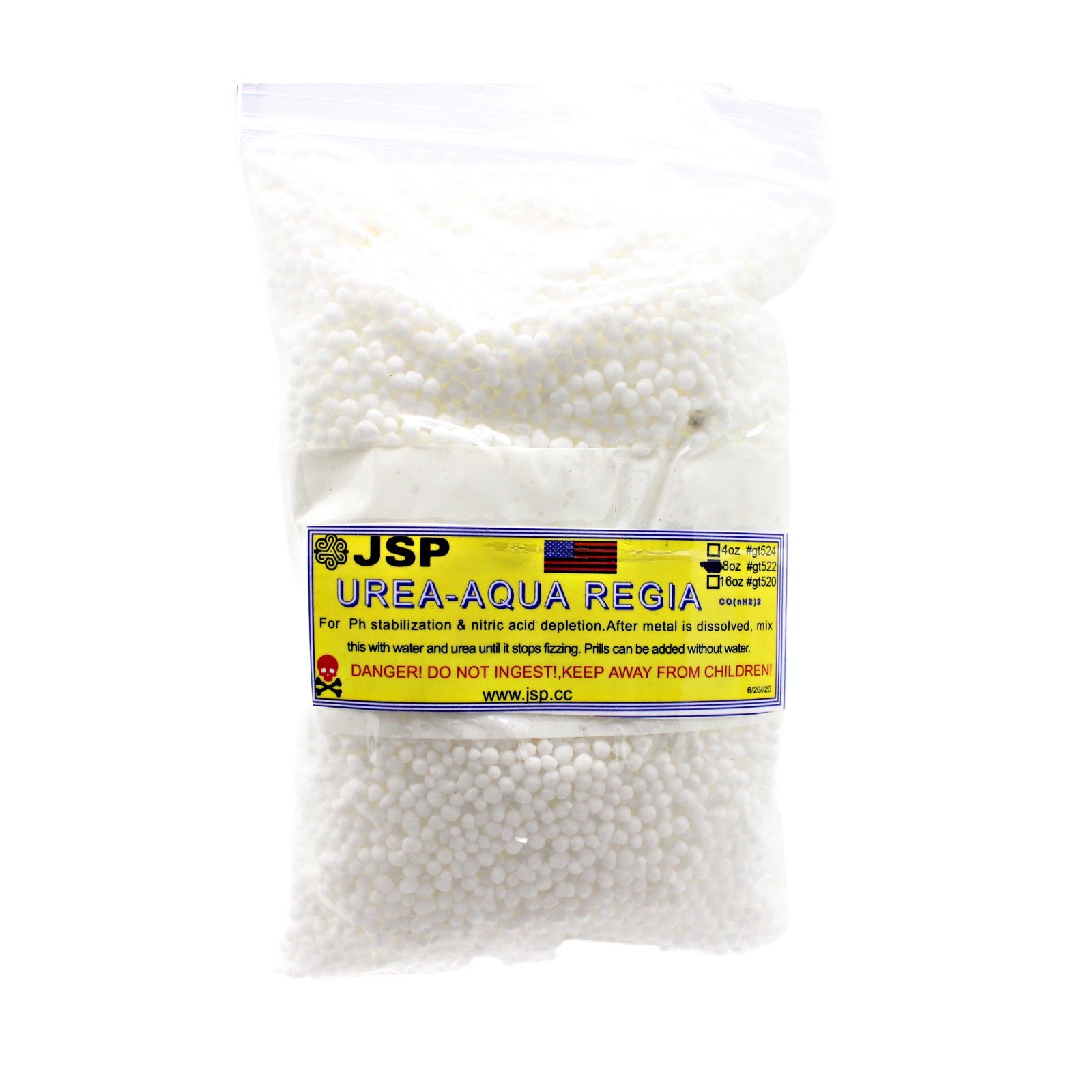 Urea Aqua Regia 99% Pure Gold Refining Recovery Technical Grade Fertilizer 1 LB