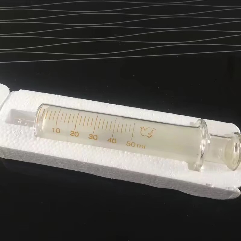 Lab Disposable Glass Injection Syringe Glass Liquid Injector Transfer Pipette