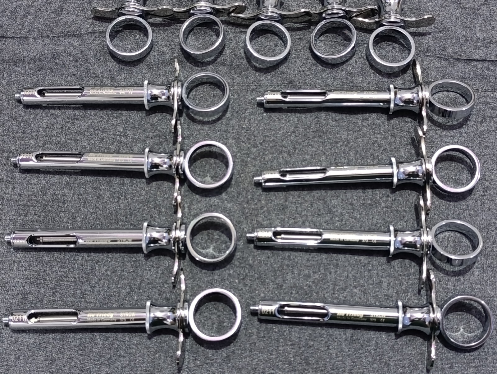Lot of 14 Hu-Friedy CW Style Dental Anesthetic Aspirating 1.8ml Syringe SYRCW