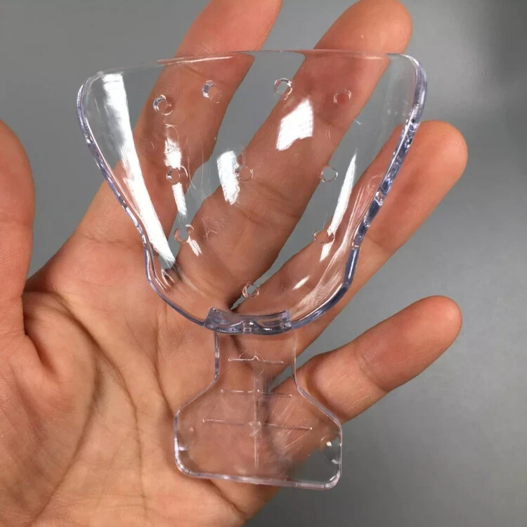 Plastic Dental Impression Trays Frame Cut Back Edentulous Jaw Sterilize 135℃