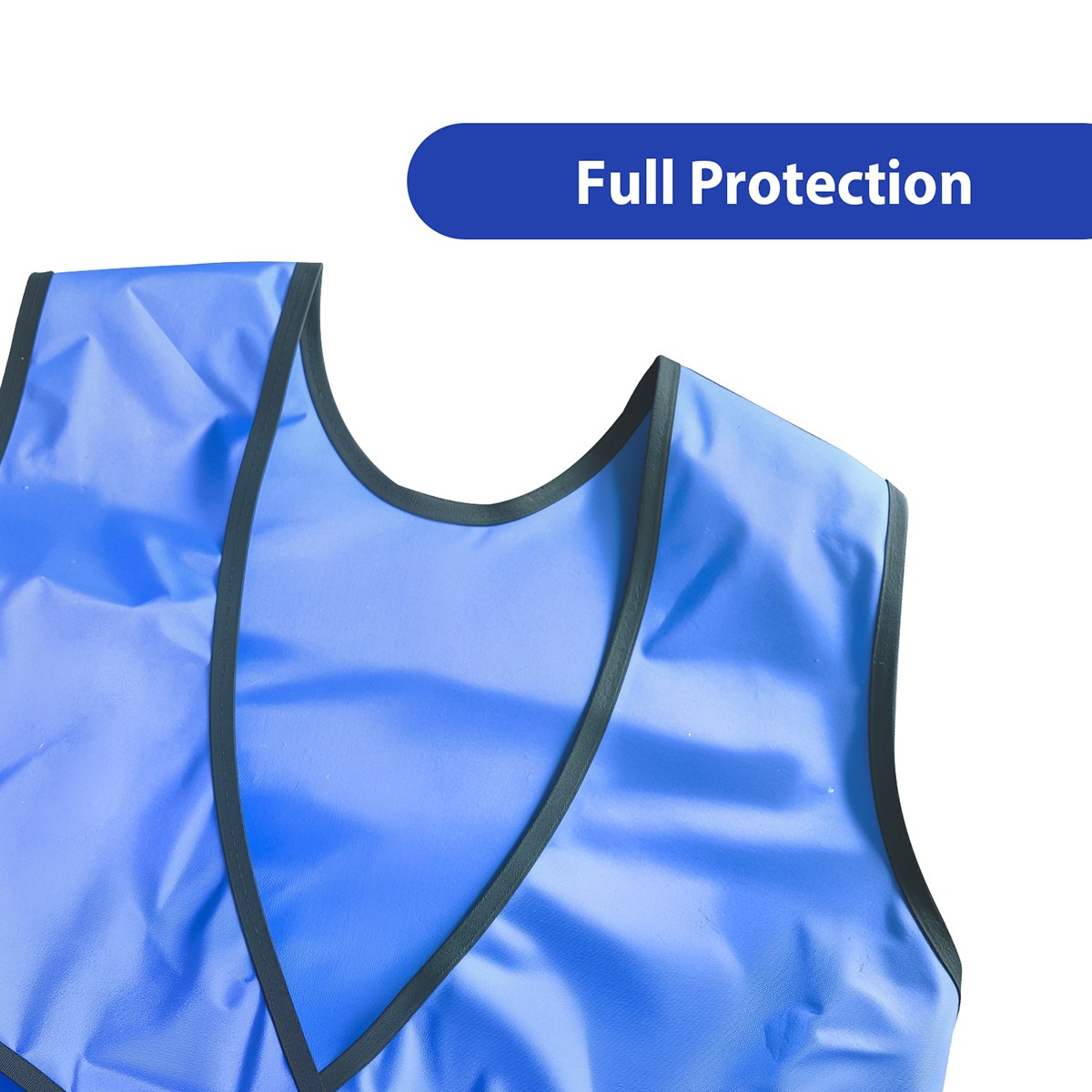 Delantal de protección de plomo dental 0,35 mmPb con protector tiroideo 0,5 mmPb