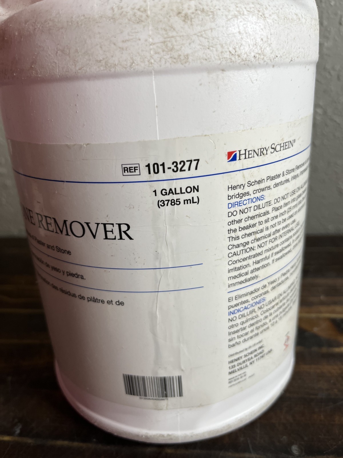 Henry Schein 101-3277 Plaster & Stone Remover Ultrasonic Cleaning Solution 1 Gal