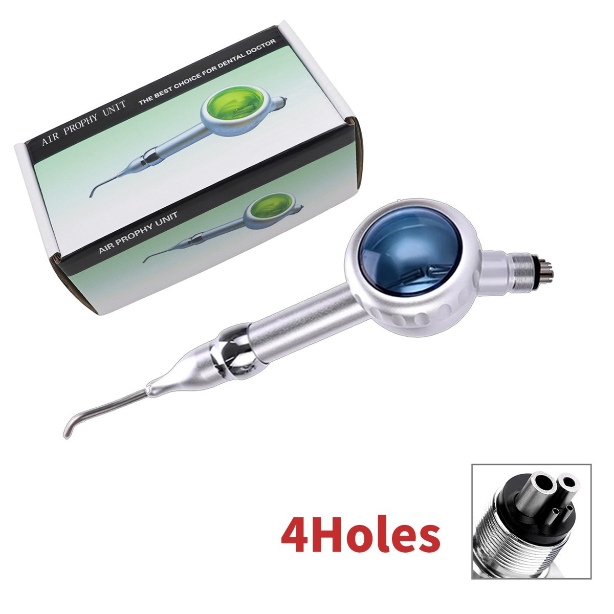 2/4 Holes 135ºC Dental Air Flow Teeth Polisher Handpiece Hygiene Prophy Jet