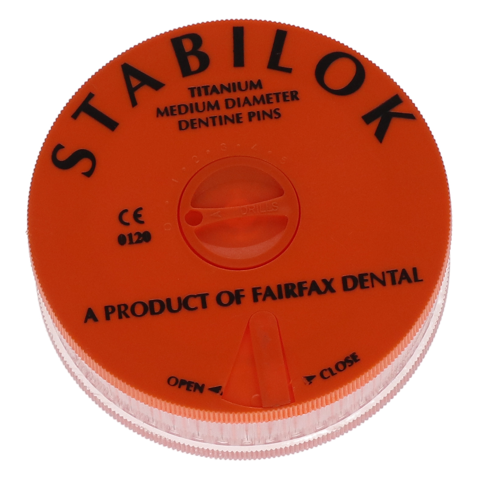 Fairfax Dental 60054 Stabilok Titanium Pins .027″ Orange Economy Kit 100/Pk