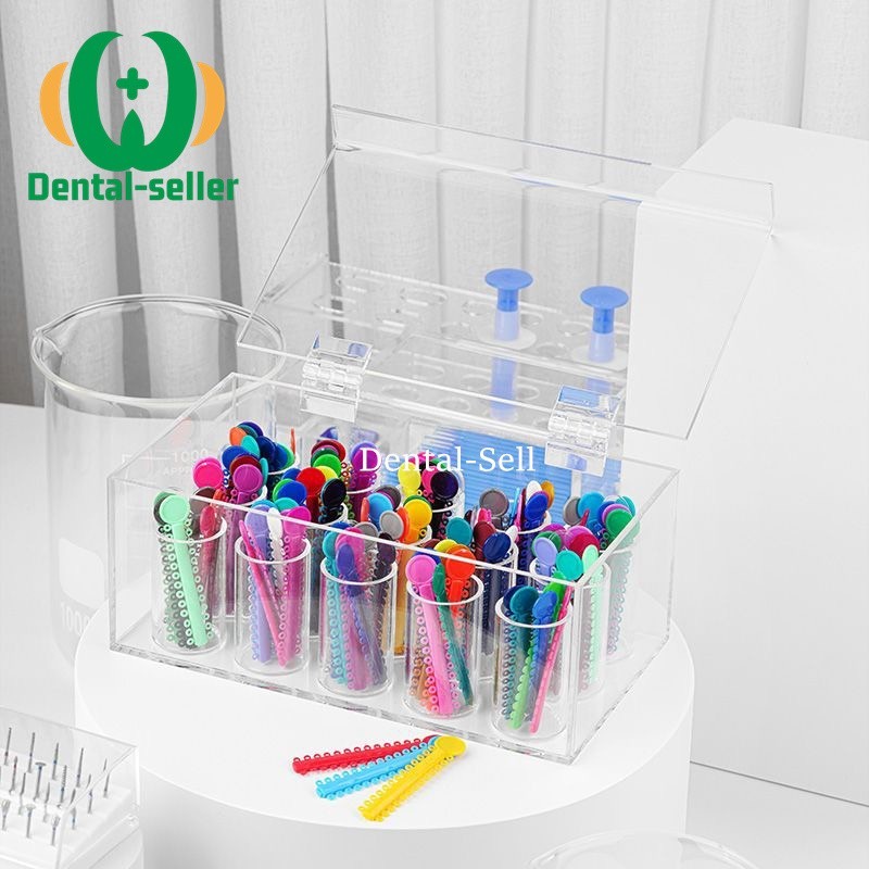 1Pcs Dental Orthodontic Ligature Tie Box Organizer Arcylic Dispenser Storage Box