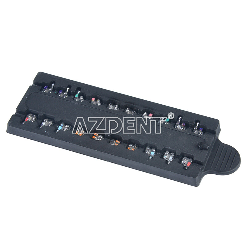 AZDENT Dental Ortodoncia Soportes para Frenos Metálicos Roth / MBT .022 5 * 5