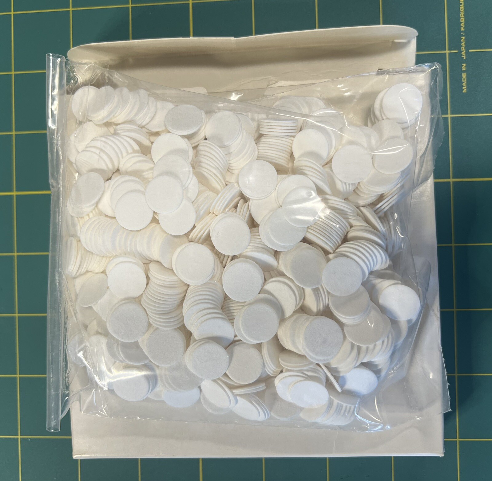 S&S/WHATMAN 740E Filter Paper Circles, 0.5in/12.7mm Diam #10328170 (S&S 15120)