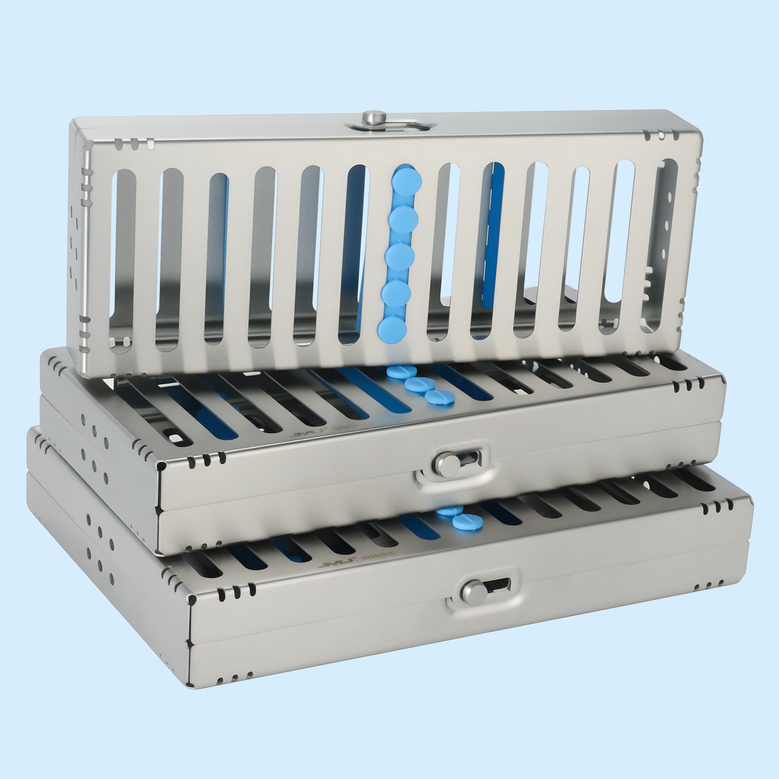 JMU Dental Autoclave Sterilization Cassette for 5-10 Instruments Autoclave Box