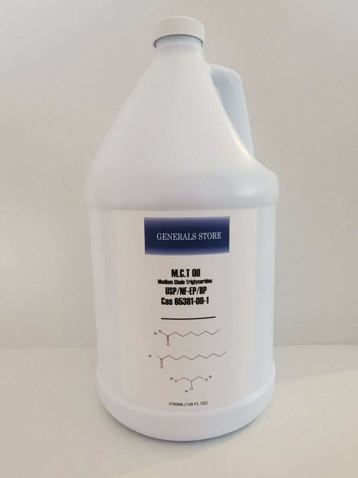 100% PURE MCT Oil HUGE 128oz (Raise Ketones High Faster C8 & C10 MCTs