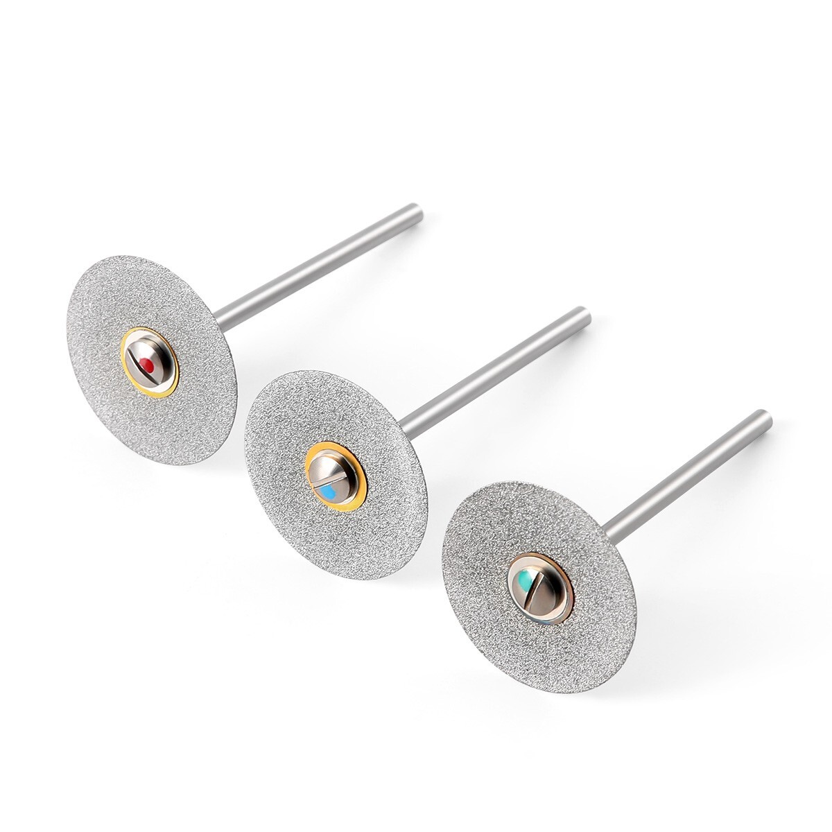 Dental Sintered Diamond Disc Coarse/Medium/Fine HP2.35mm/ 3/32inch For Handpiece