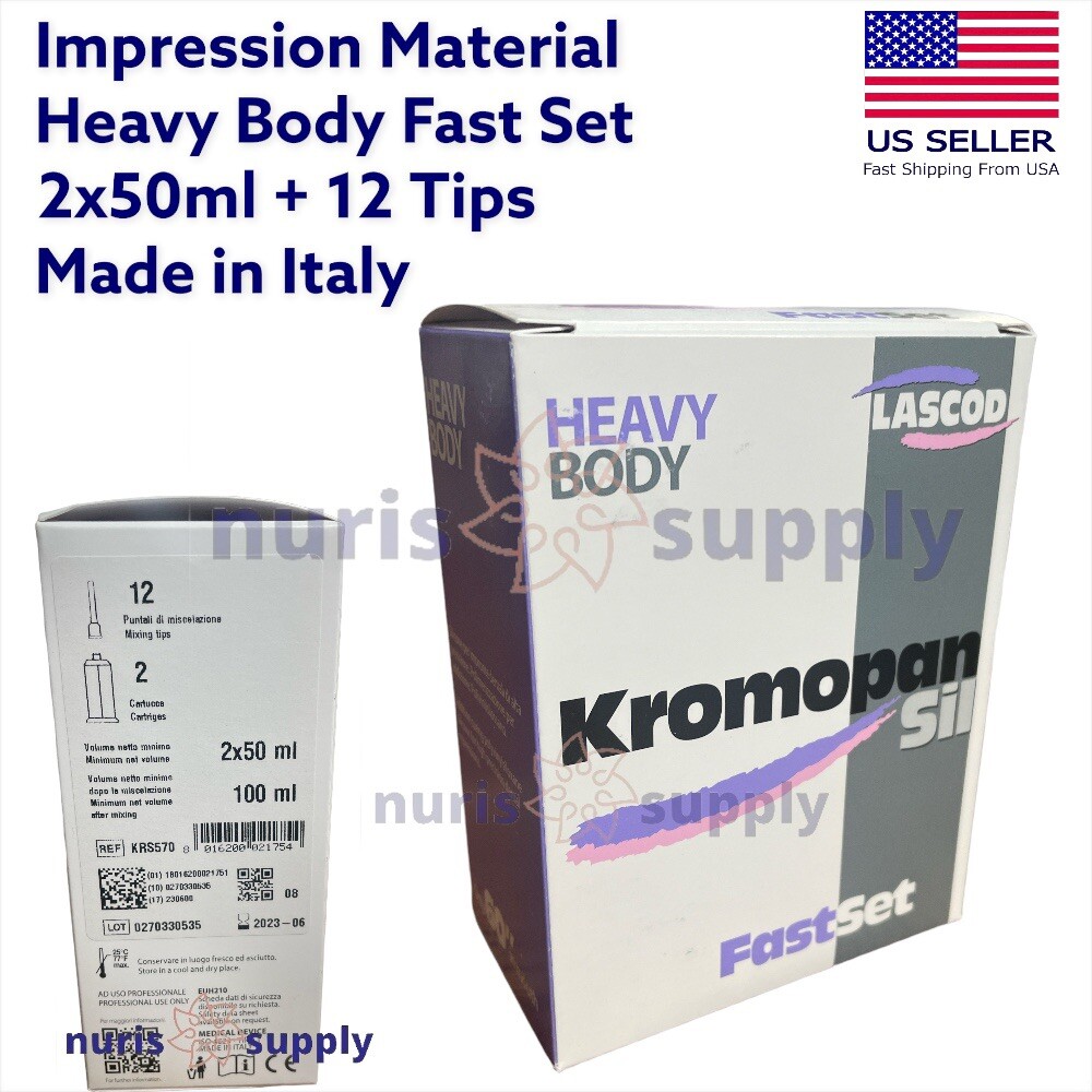 Dental Impression VPS Material Superlight Body or Heavy Body Fast KromopanSil