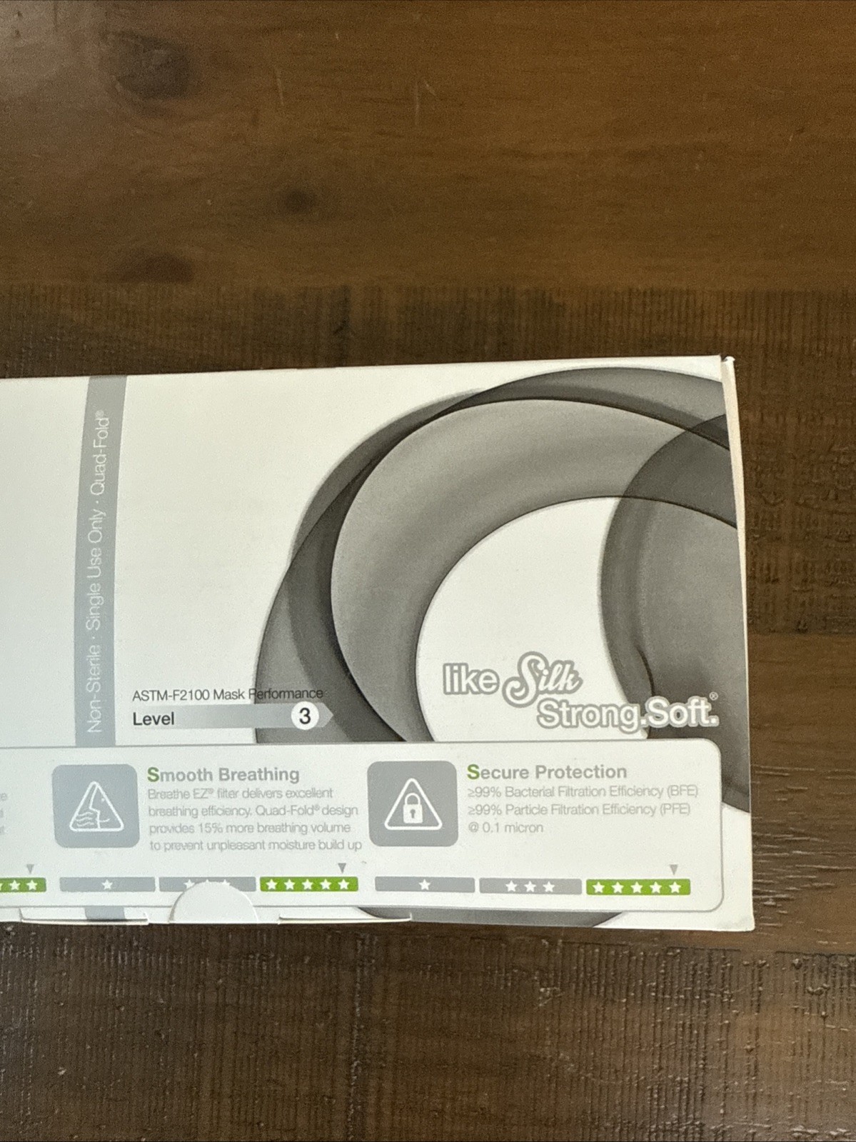 50 Cranberry USA Cranberry S3160K S3+ Earloop Face Mask 3-Ply Disposable Black