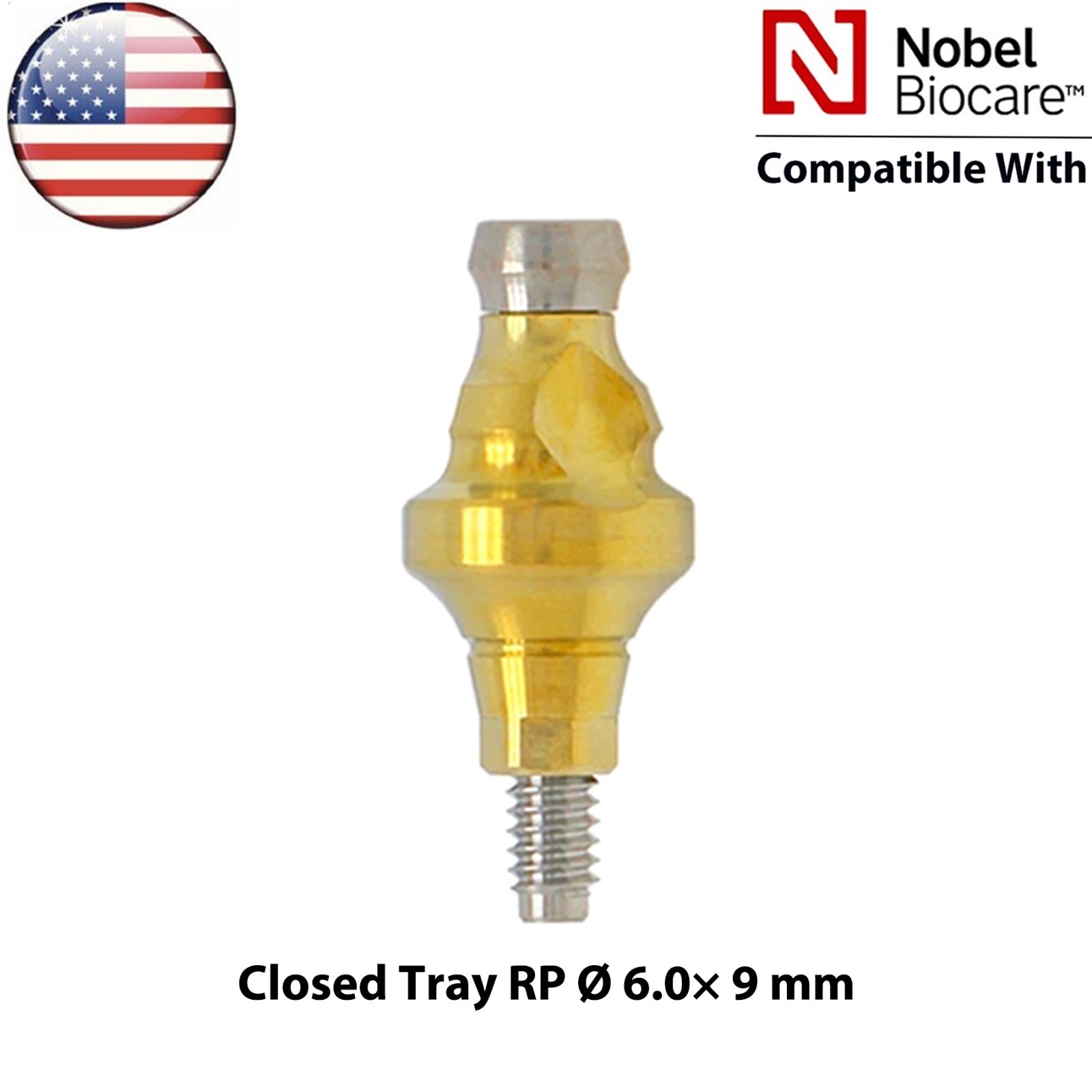 US Nobel Impression Transfer Coping Open/Closed Tray NP/RP Fit Nobel Biocare